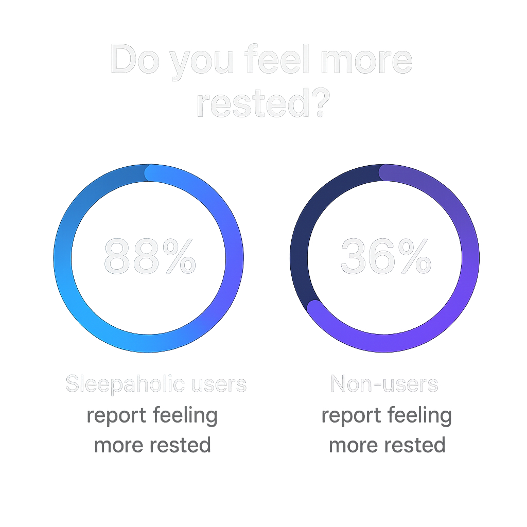 Sleepaholic results infographic